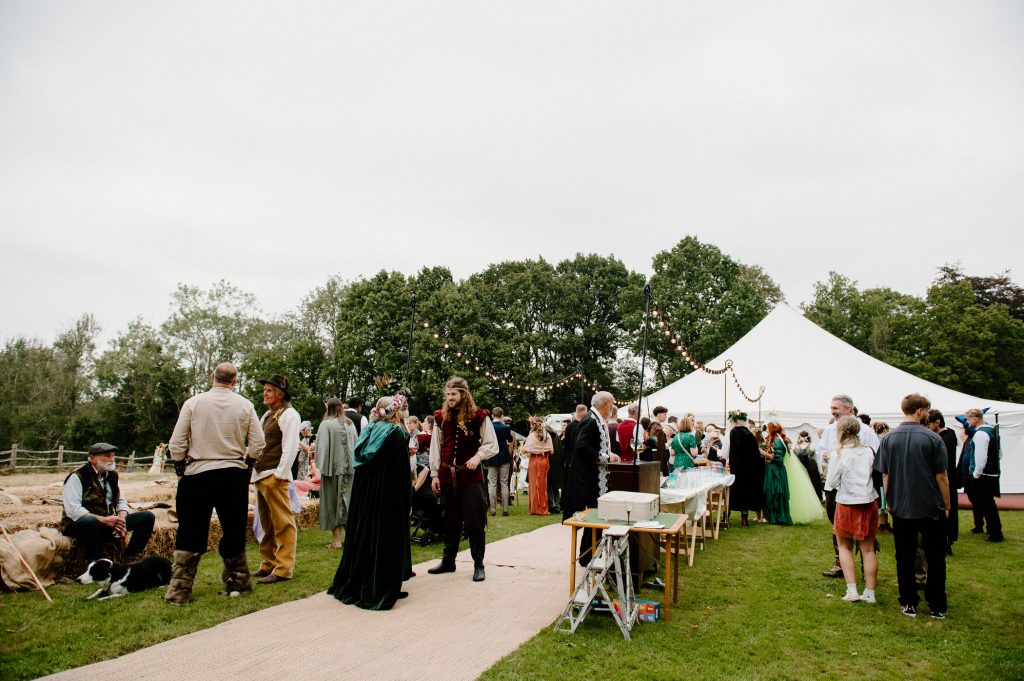 Outdoor Marquee Wedding - Lord of The Rings Themed Wedding 
