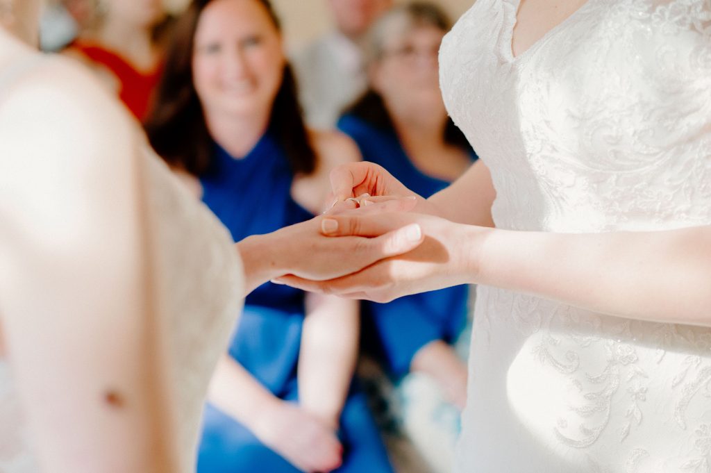 Natural Holmewood Hall Wedding Ceremony  Photography