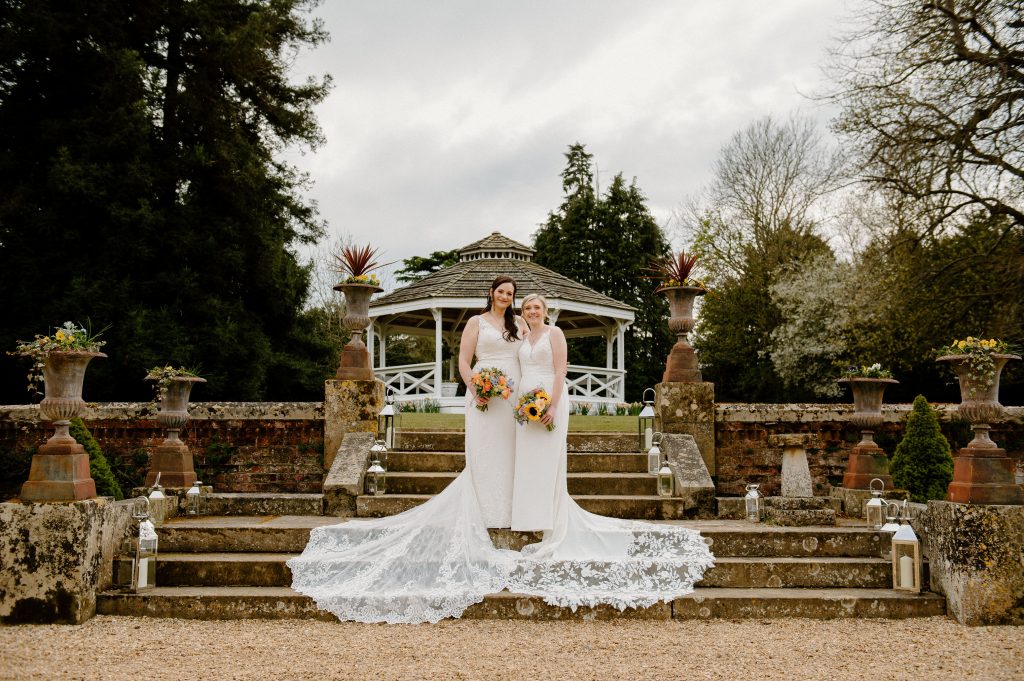 Outdoor Wedding Portrait at Holmewood Hall Wedding Photography
