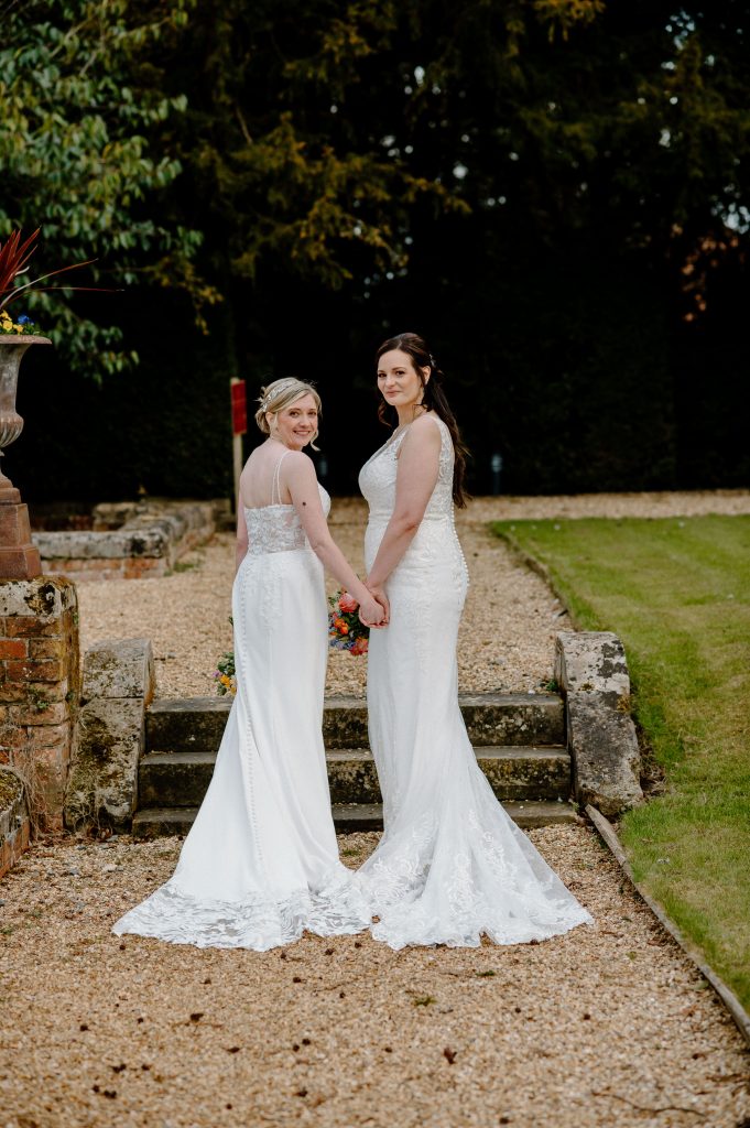 Holmewood Hall Wedding Photography, Natural Outdoor Couples Portrait