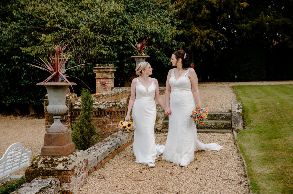 Holmewood Hall Wedding Photography, Natural Outdoor Couples Portrait