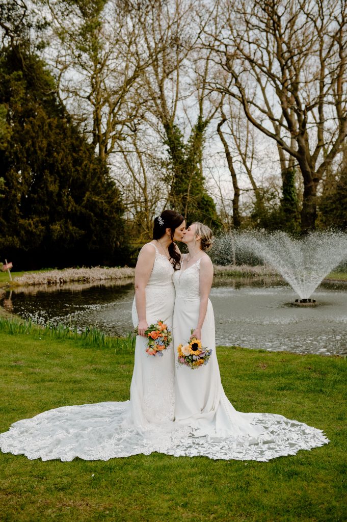 Romantic LGBTQ+ Wedding Photography Portrait