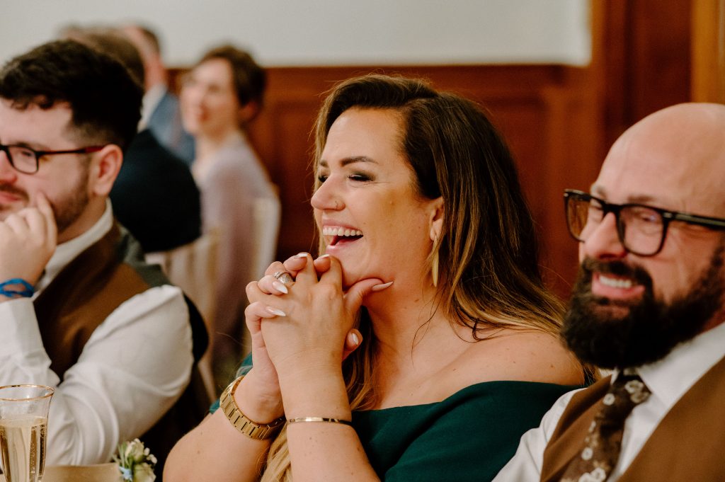 Natural and Candid Wedding Speeches at Holmewood Hall Wedding Photography