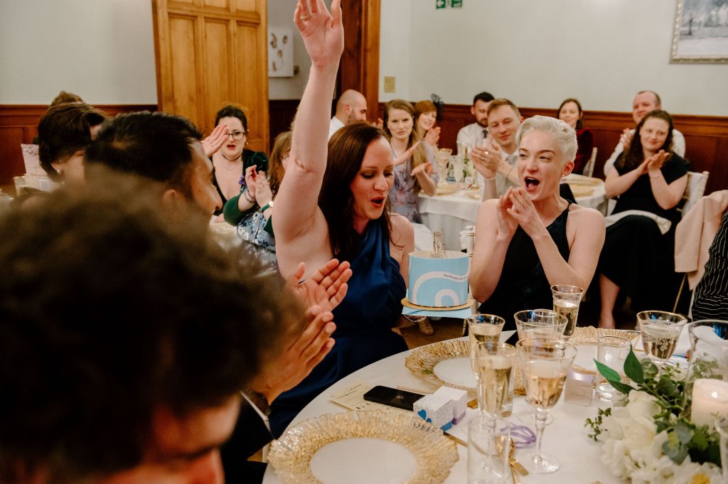 Natural and Candid Wedding Speeches at Holmewood Hall Wedding Photography