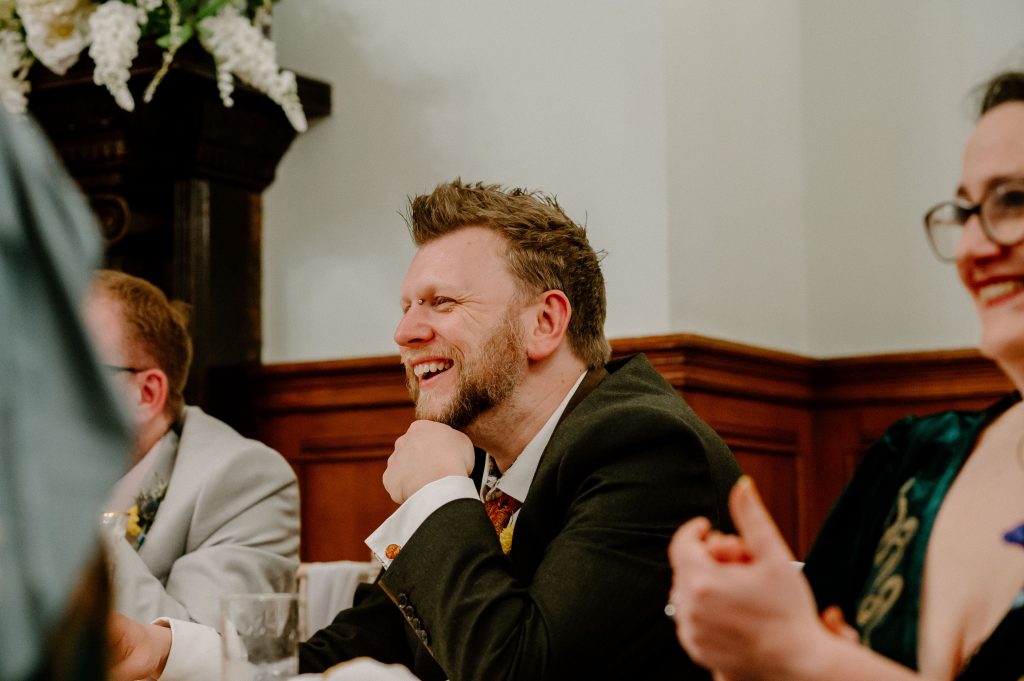 Natural and Candid Wedding Speeches at Holmewood Hall Wedding Photography