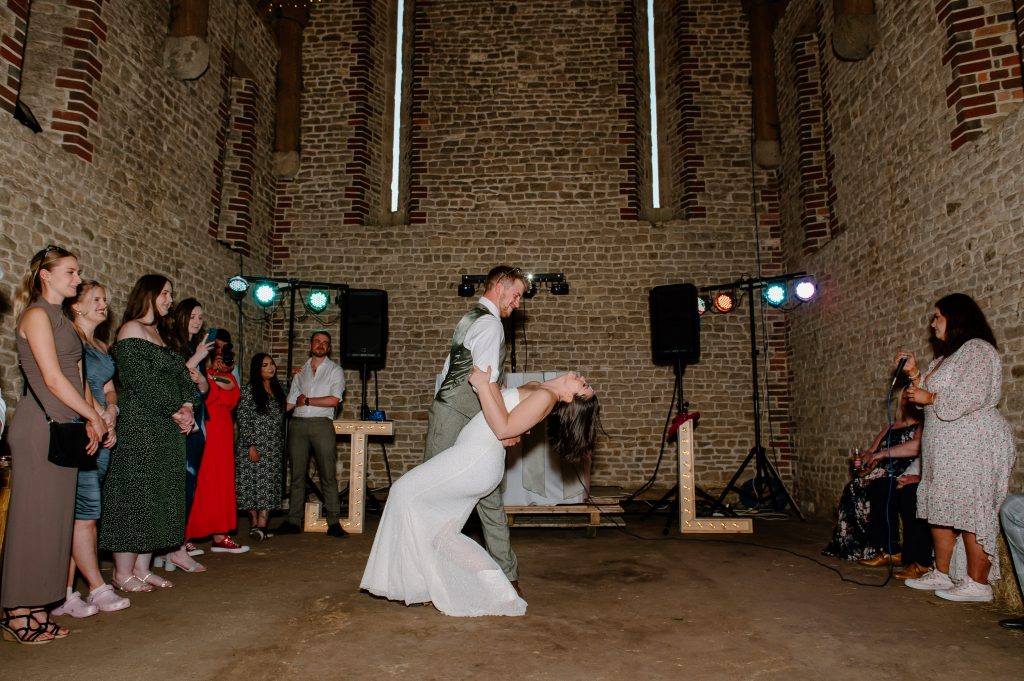 First Dance - Oxenford Farm Barn Wedding 