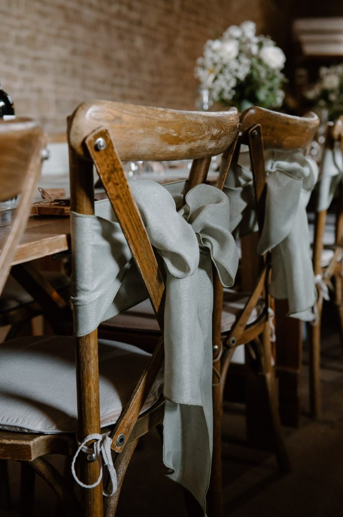 Rustic Wedding Breakfast Room for Oxenford Farm Barn Wedding 