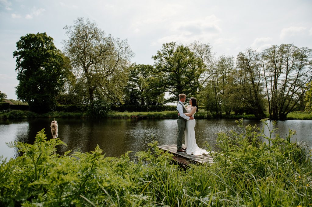 Candid and Natural Wedding Portrait - Leatherhead Registry Wedding