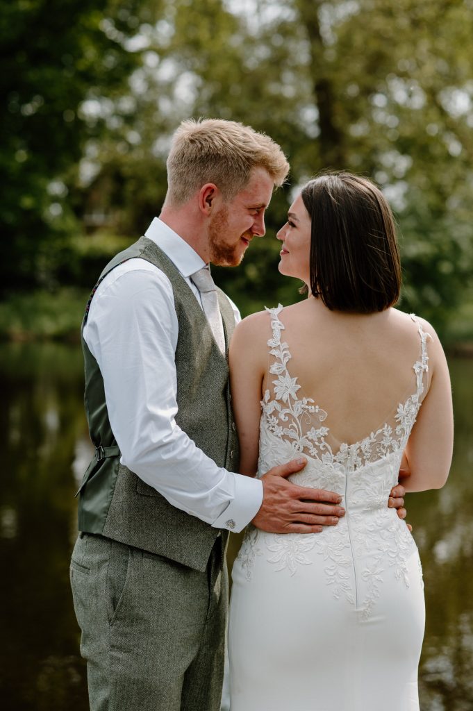 Romantic Wedding Portrait - Oxenford Farm Barn Wedding