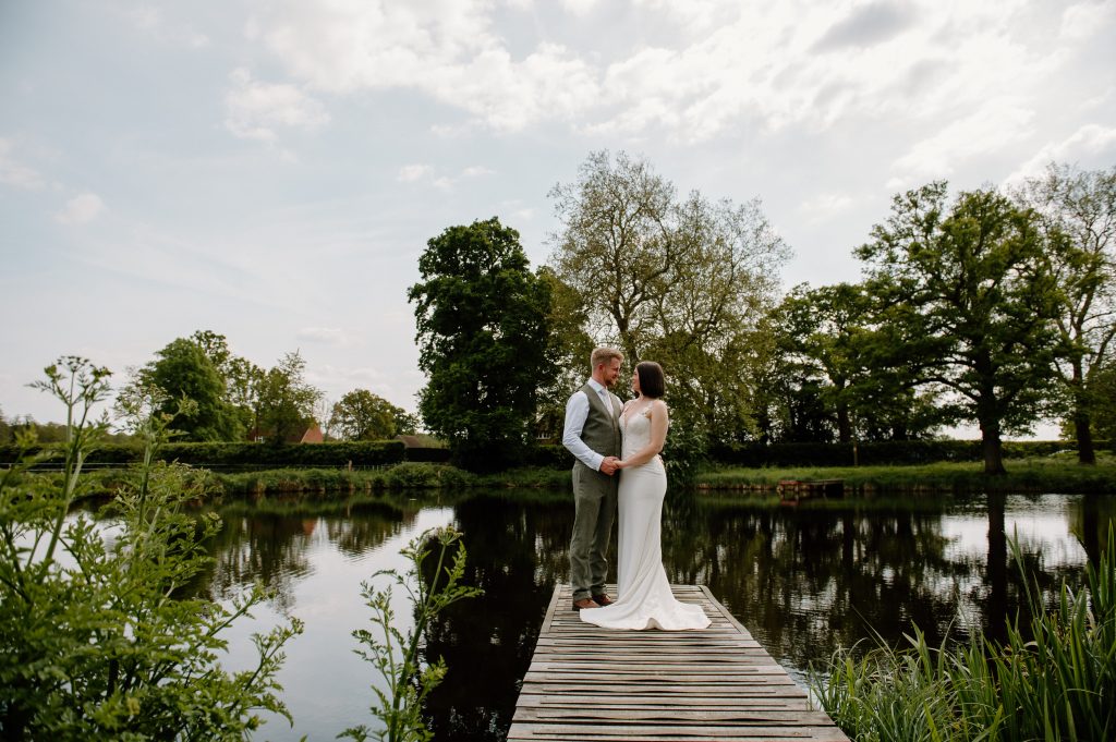 Candid and Natural Wedding Portrait - Leatherhead Registry Wedding