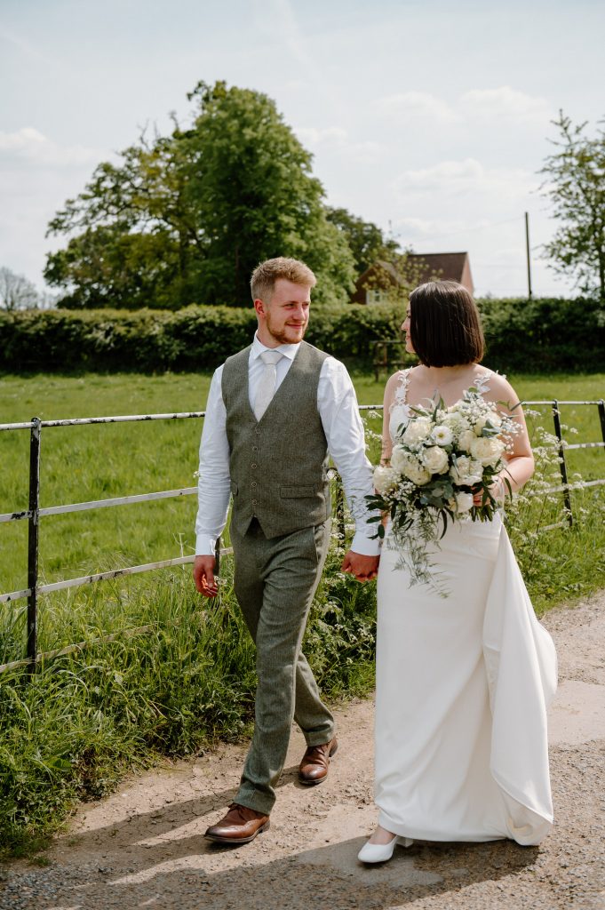 Candid Wedding Portrait - Leatherhead Registry Wedding