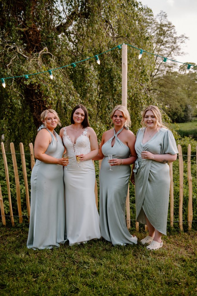 Evening Light Group Photography - Oxenford Farm Barn Wedding 